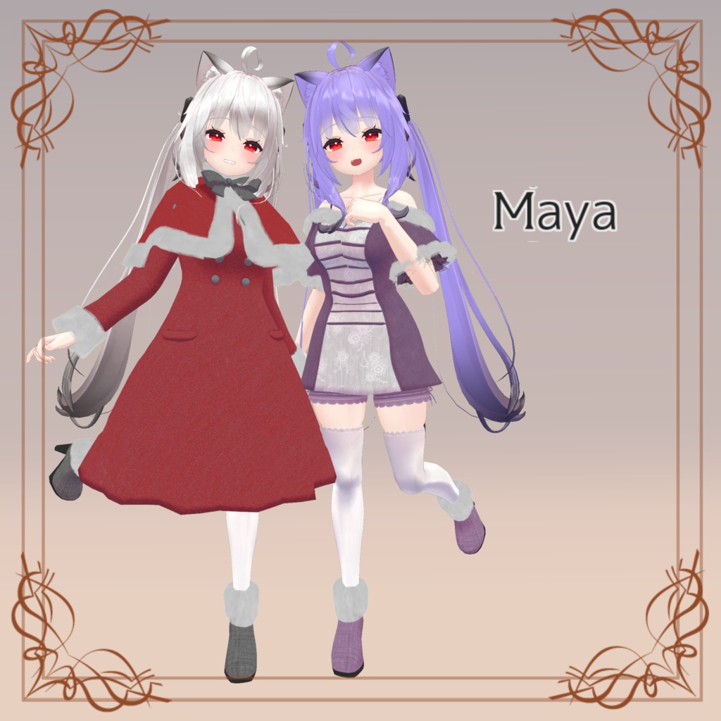 【32アバター対応】Cape Coat