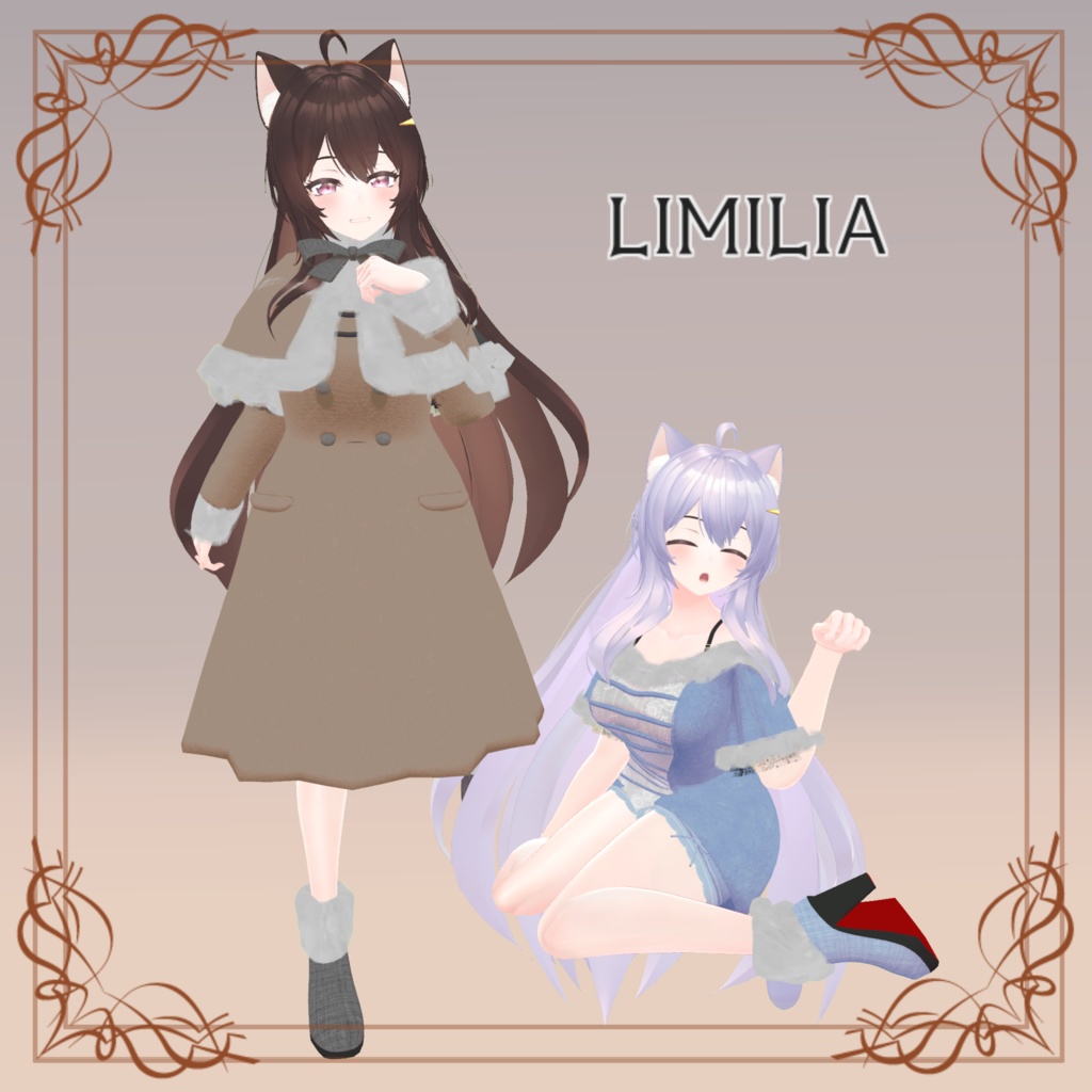 【32アバター対応】Cape Coat