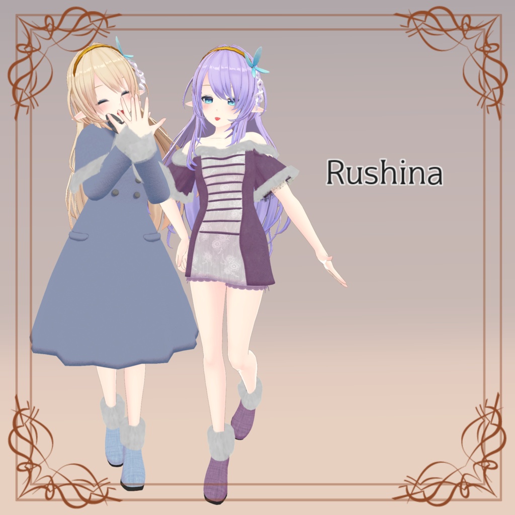 【32アバター対応】Cape Coat