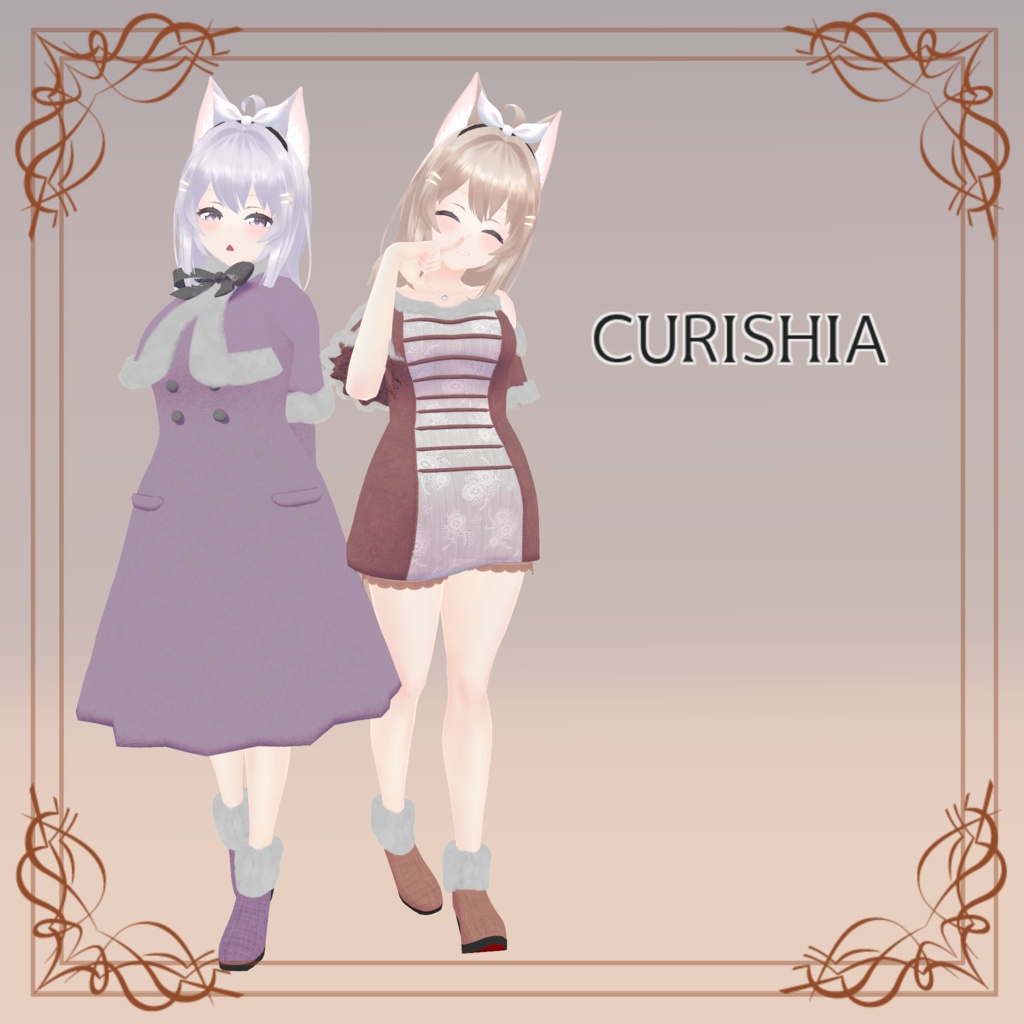 【32アバター対応】Cape Coat