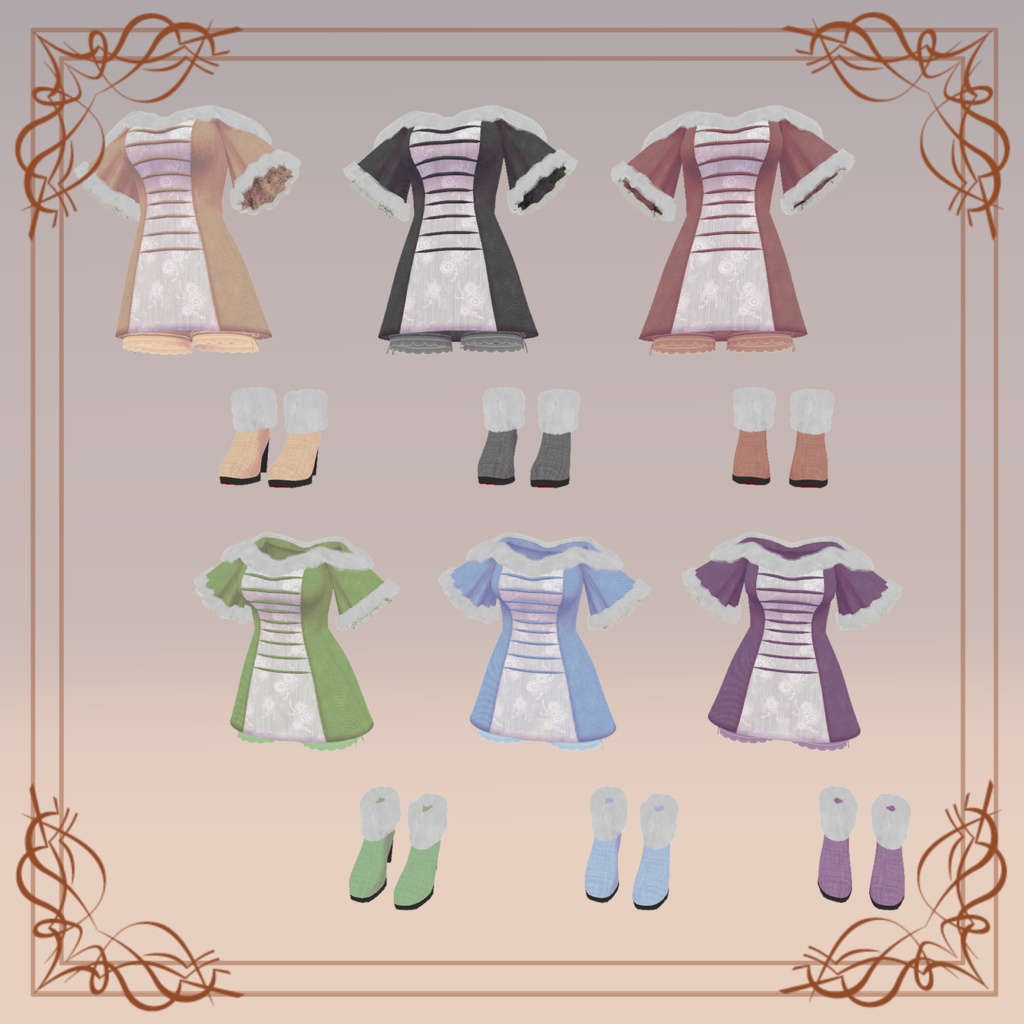 【32アバター対応】Cape Coat