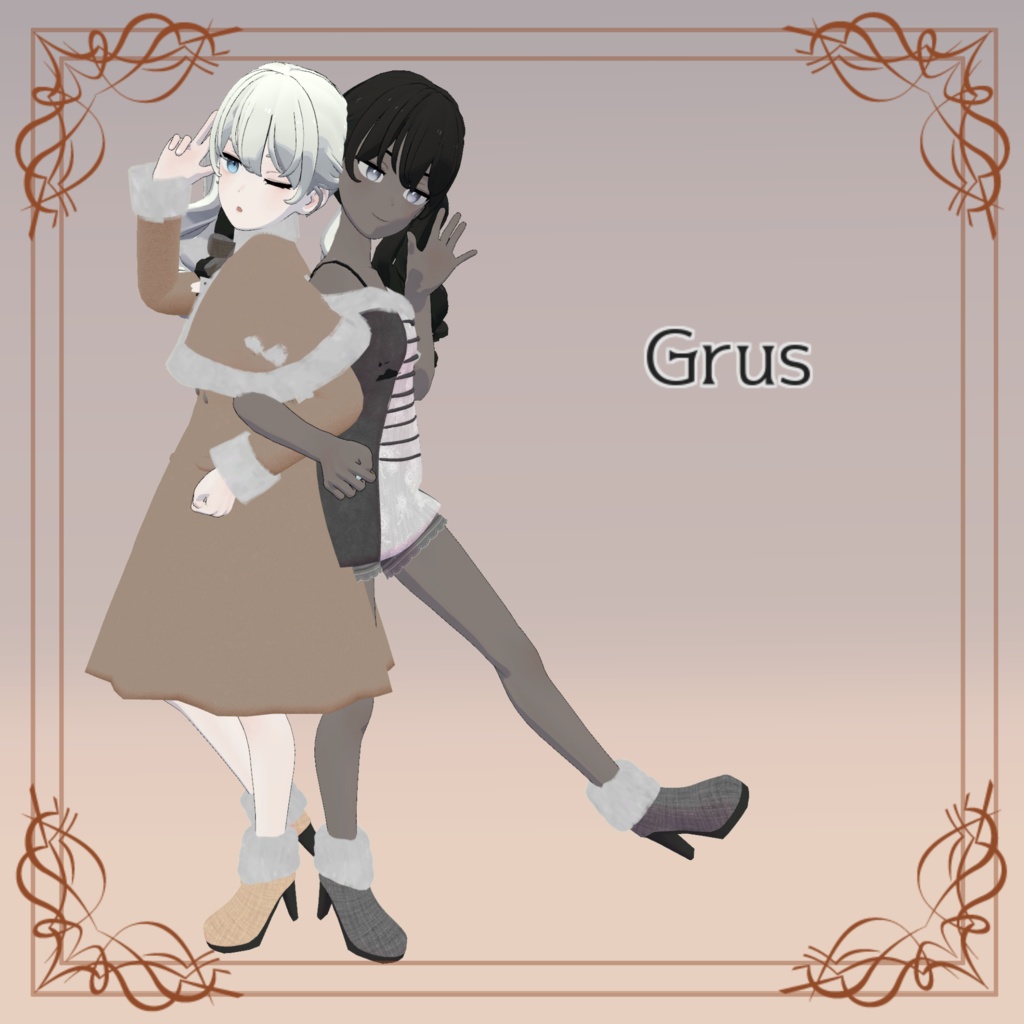 【32アバター対応】Cape Coat