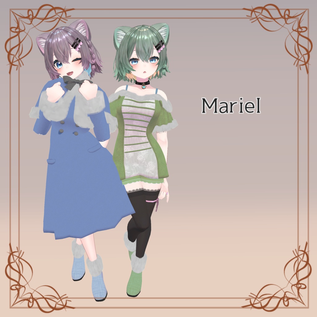 【32アバター対応】Cape Coat