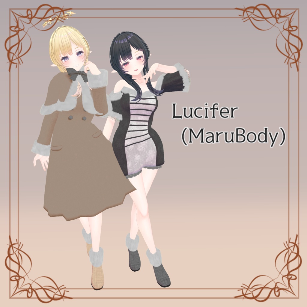 【32アバター対応】Cape Coat