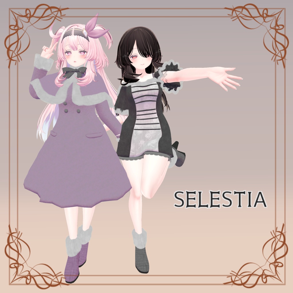 【32アバター対応】Cape Coat