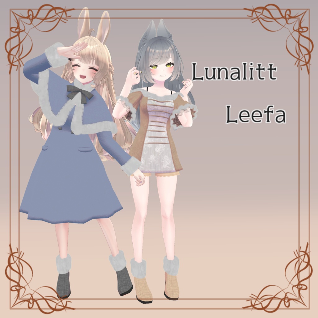 【32アバター対応】Cape Coat