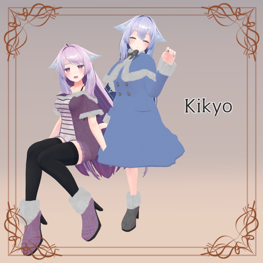 【32アバター対応】Cape Coat