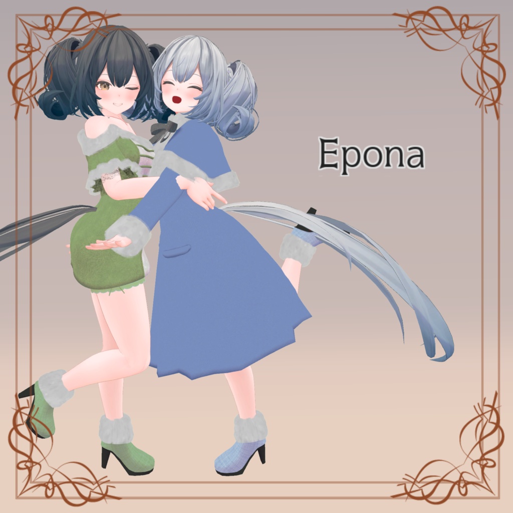 【32アバター対応】Cape Coat