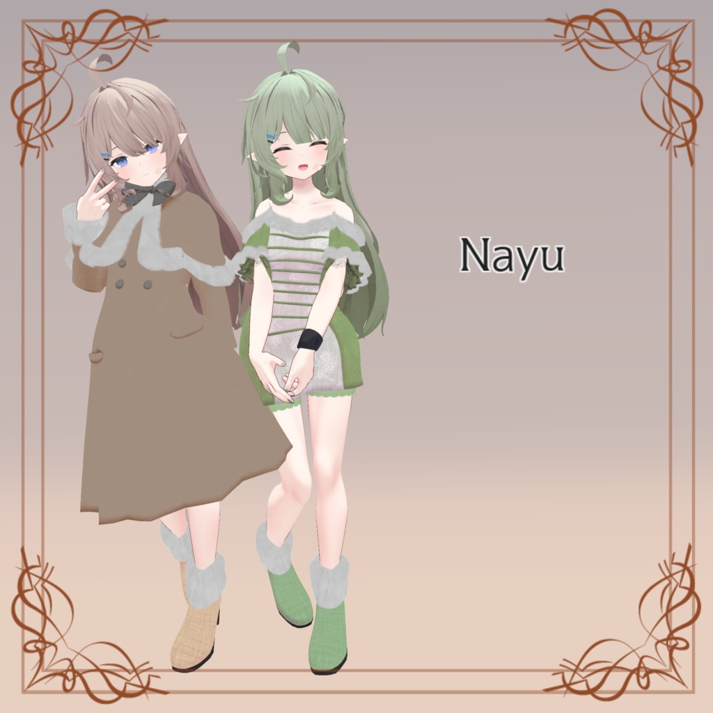 【32アバター対応】Cape Coat