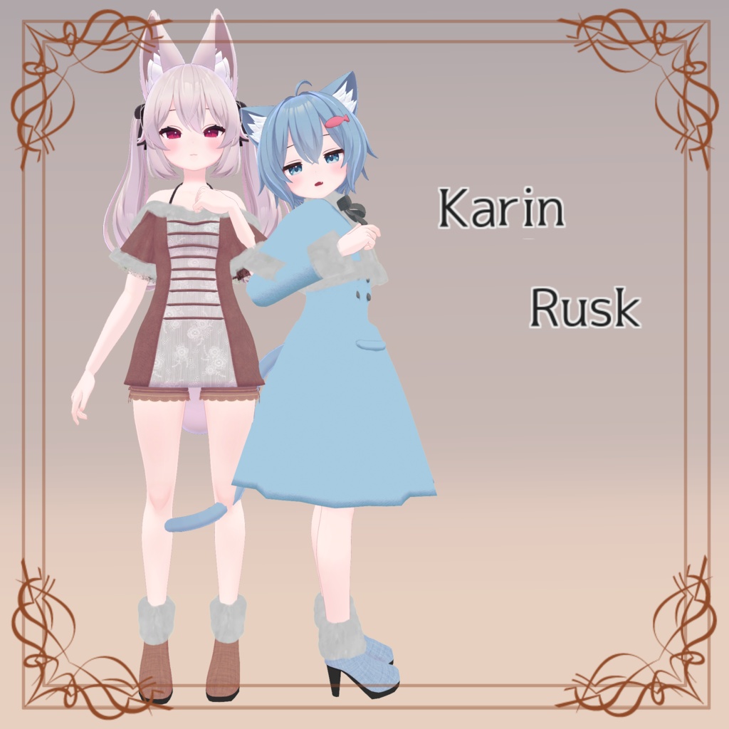 【32アバター対応】Cape Coat