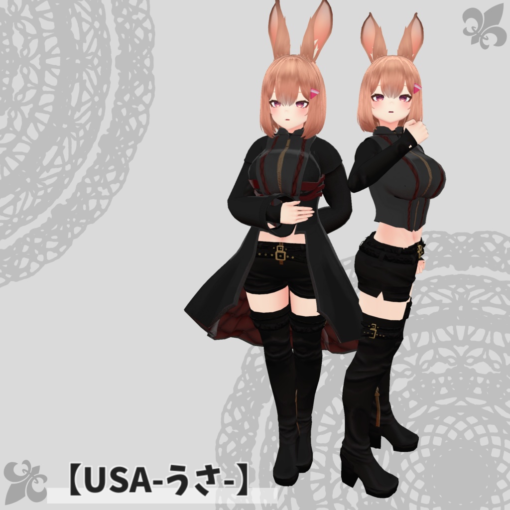 【49アバター対応】Gothic coat