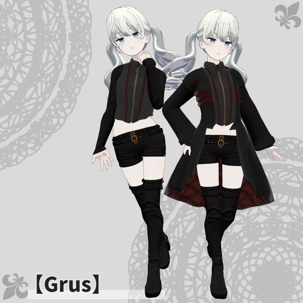【49アバター対応】Gothic coat