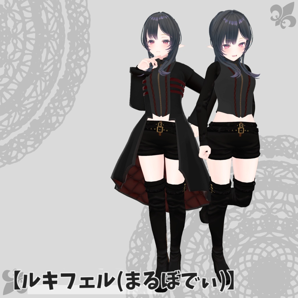 【49アバター対応】Gothic coat