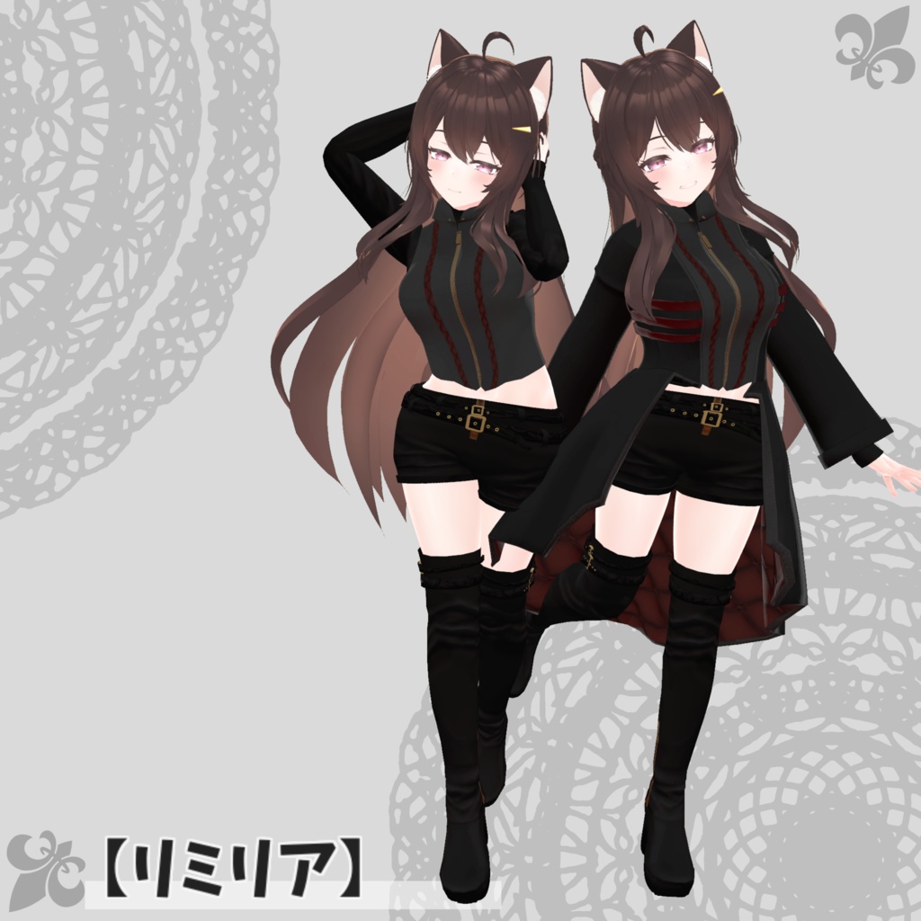 【49アバター対応】Gothic coat