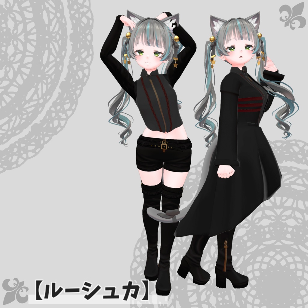 【49アバター対応】Gothic coat