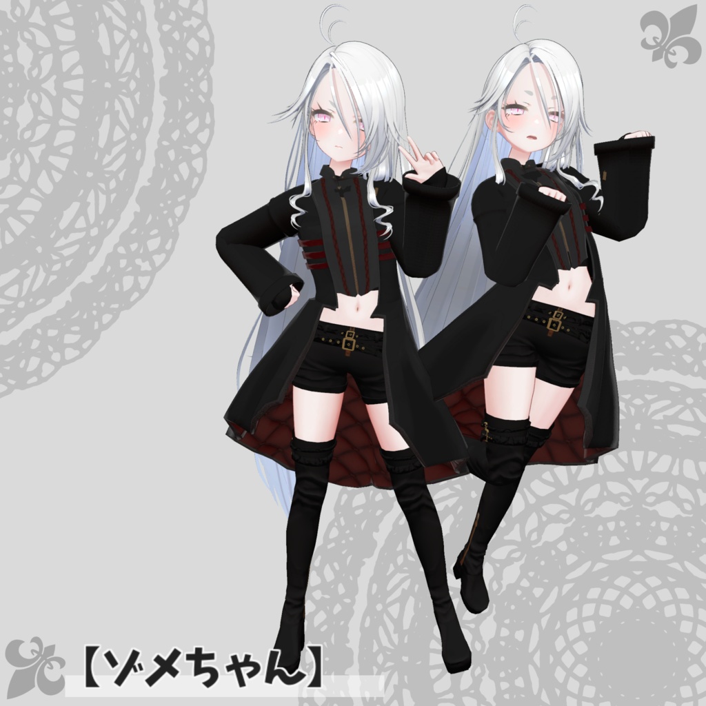 【49アバター対応】Gothic coat