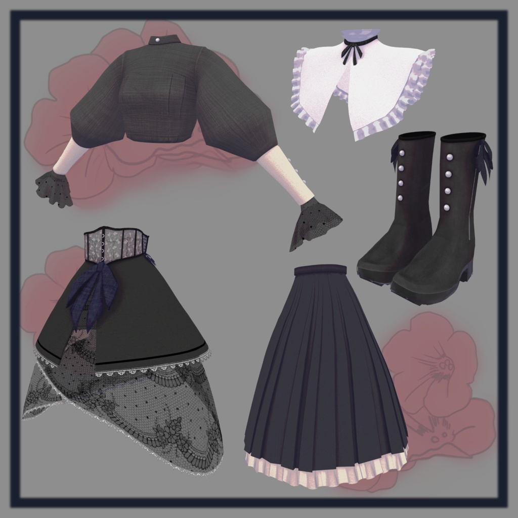 【43アバター対応】Petunia Lolita