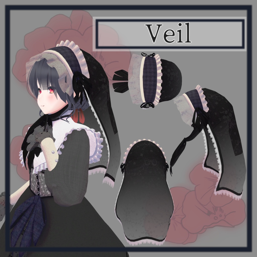 HeadDress set【Petunia Lolita】