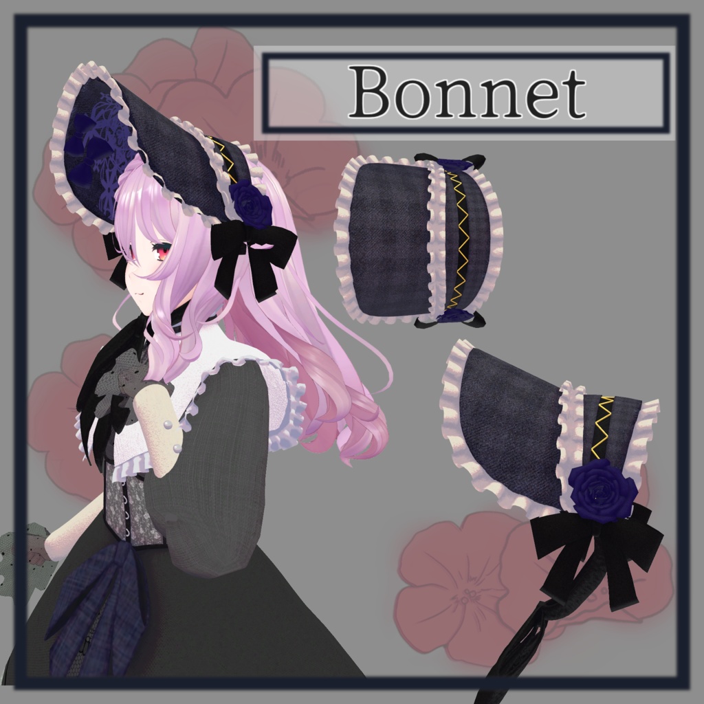 HeadDress set【Petunia Lolita】