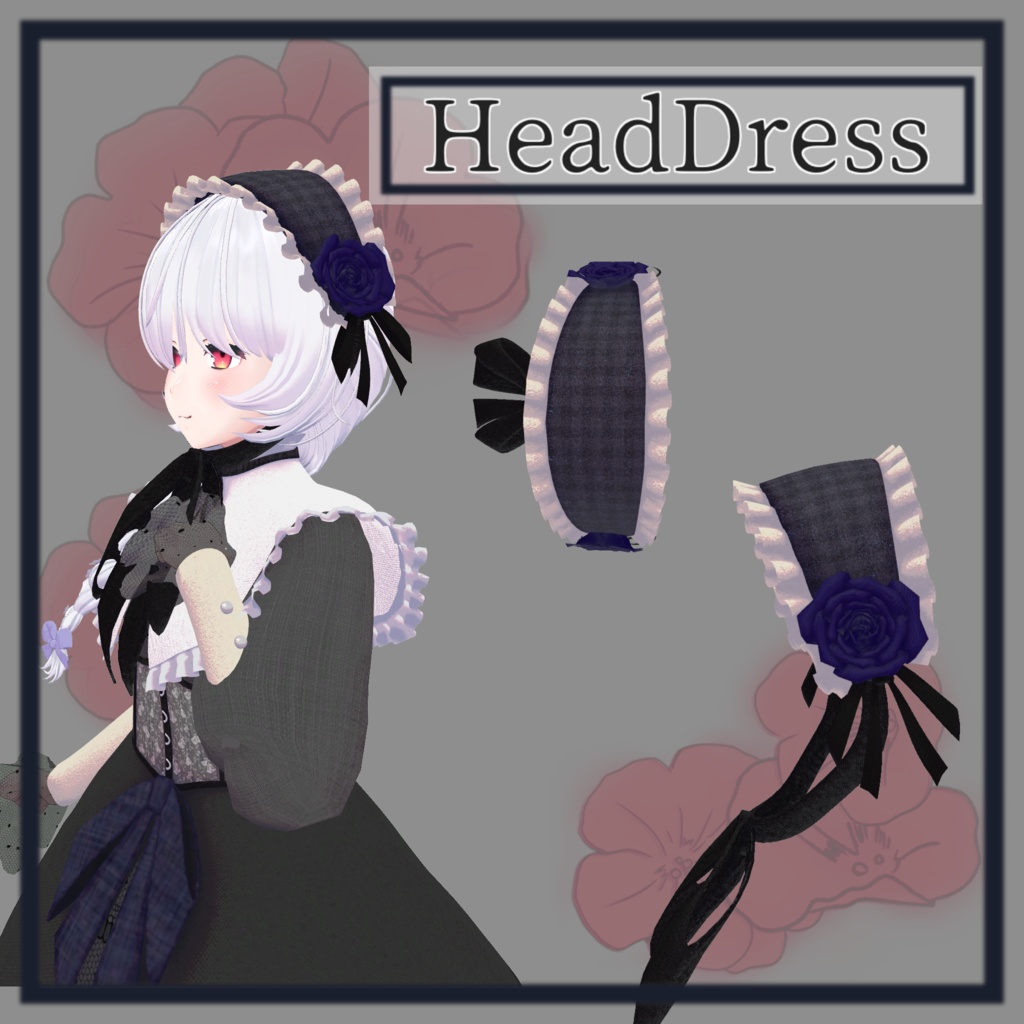 HeadDress set【Petunia Lolita】