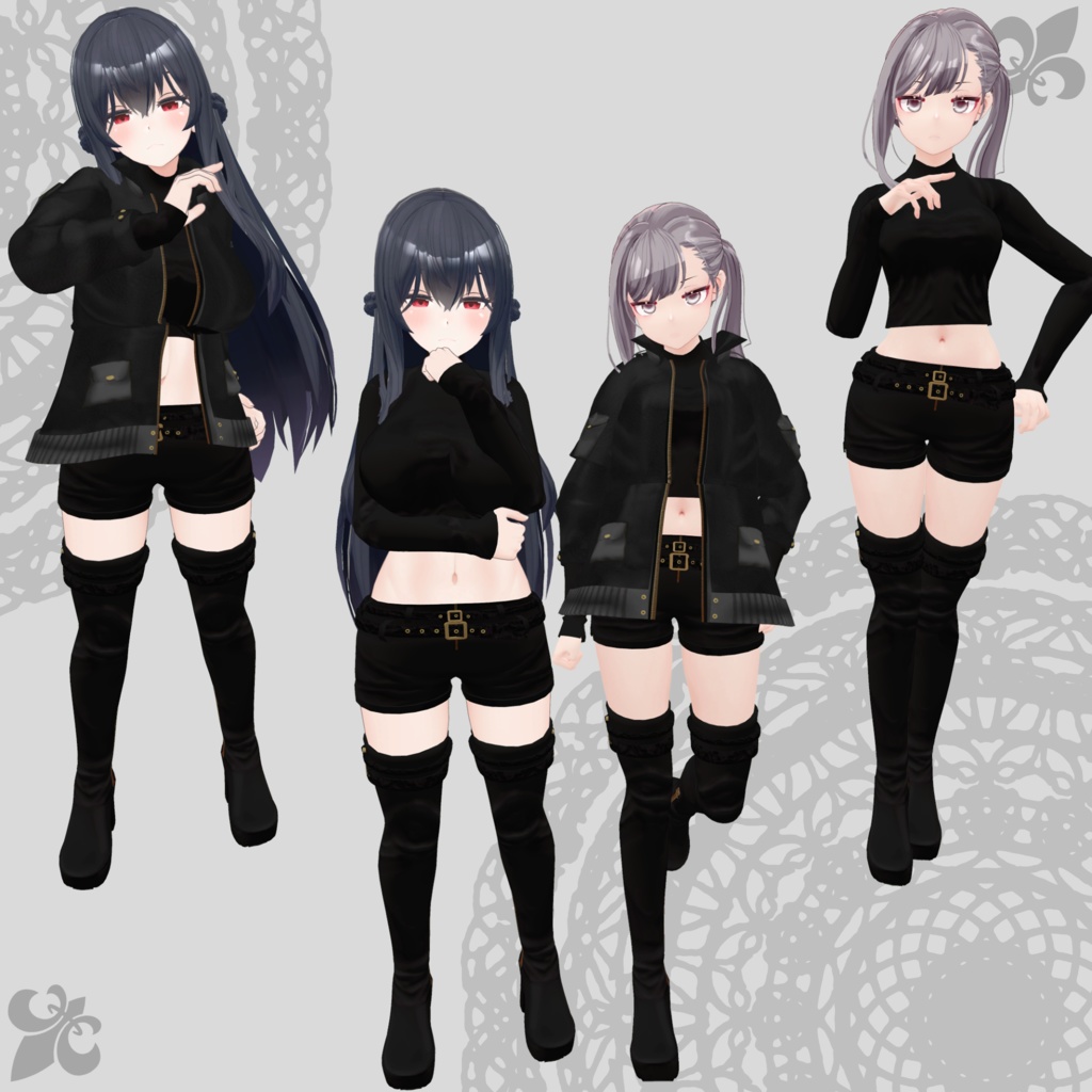 【津麦・UBody対応衣装】Assassin Suit / Mountain Parka【PB対応済】