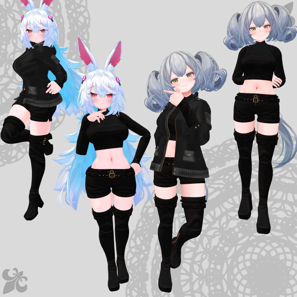 【エポナ・ティコ対応衣装】Assassin Suit / Mountain Parka【PB対応済】