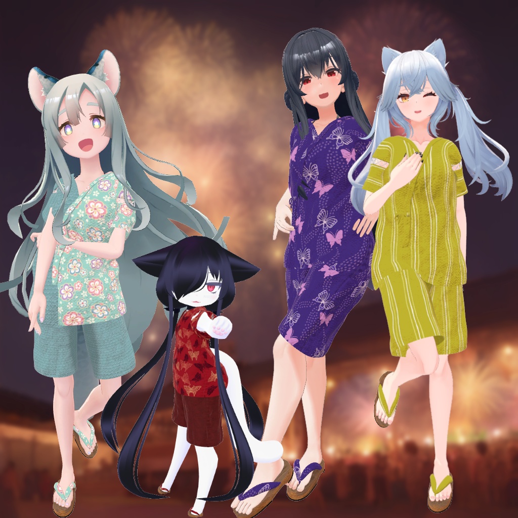 【130アバター対応】夏涼衣 -なつすずろい-