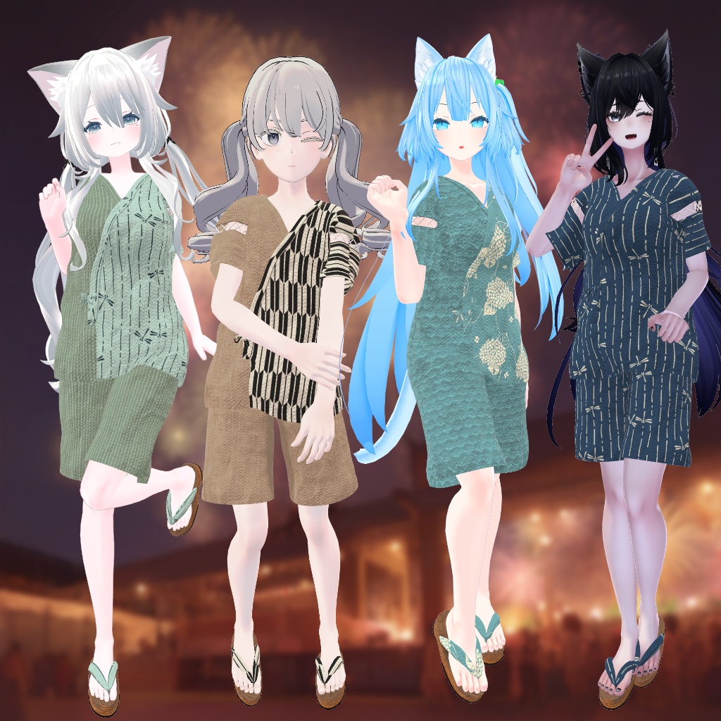 【130アバター対応】夏涼衣 -なつすずろい-