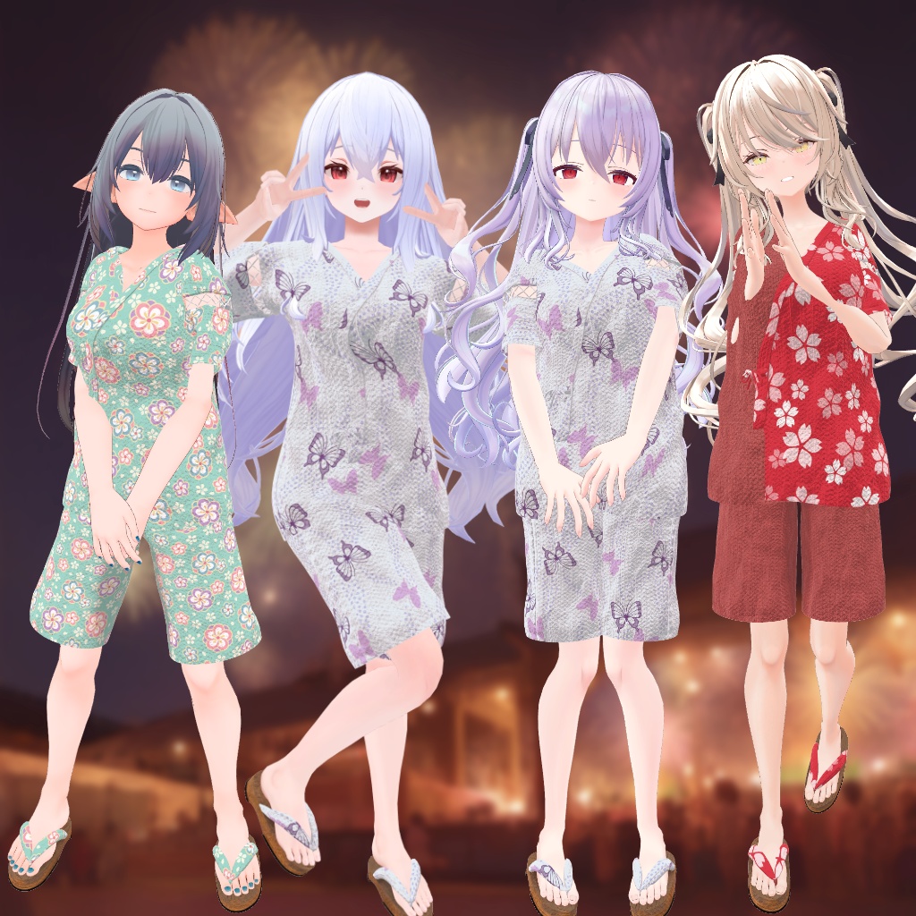 【130アバター対応】夏涼衣 -なつすずろい-