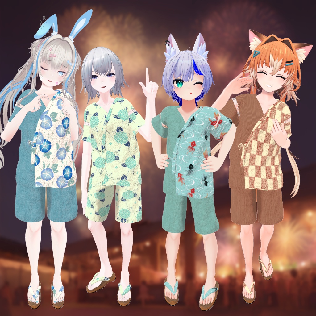 【130アバター対応】夏涼衣 -なつすずろい-