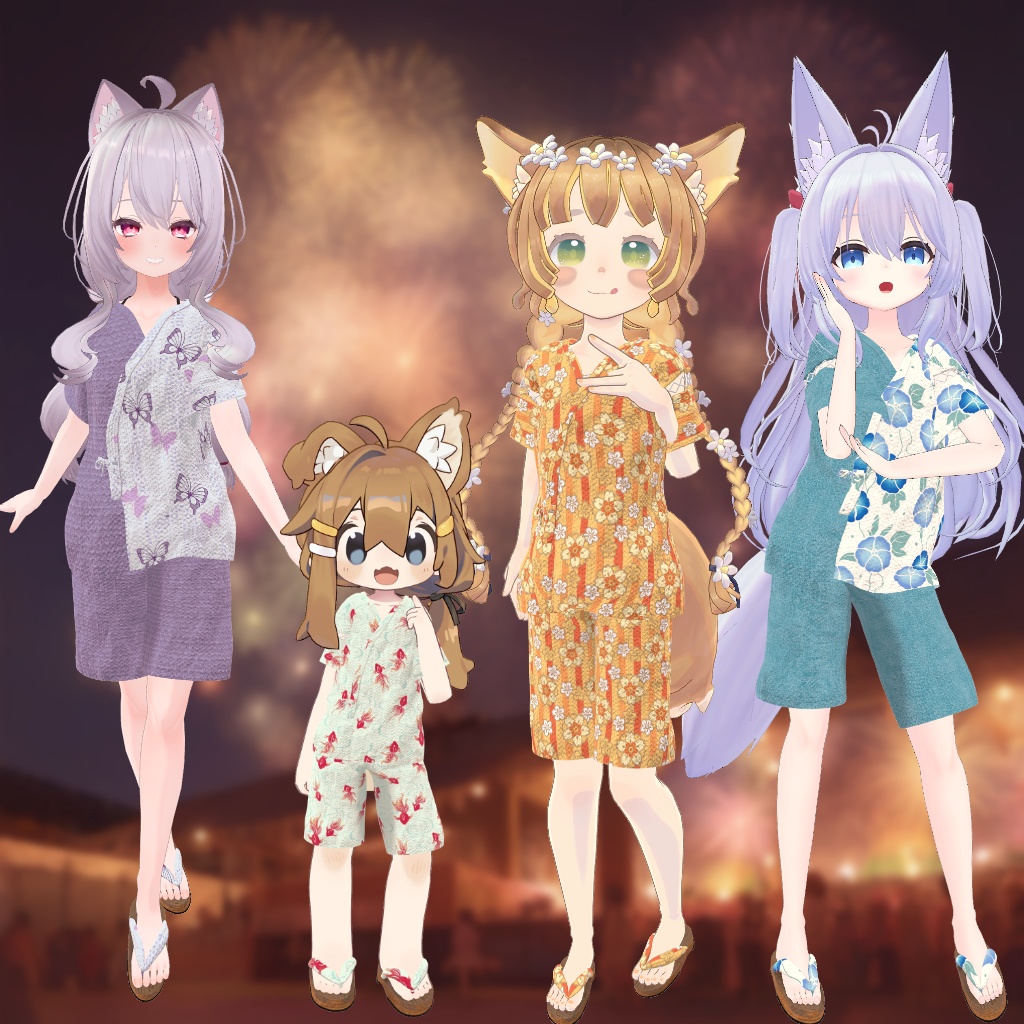 【130アバター対応】夏涼衣 -なつすずろい-