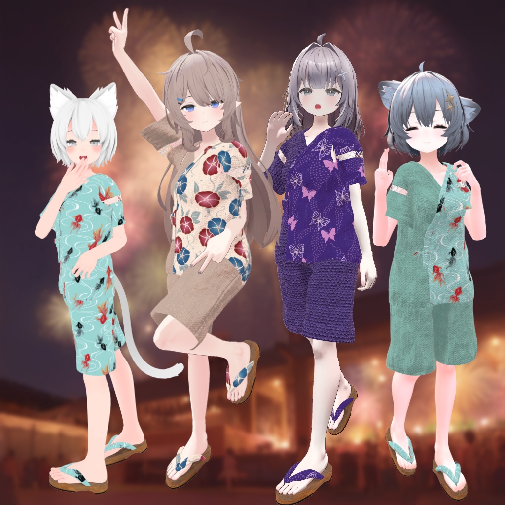 【130アバター対応】夏涼衣 -なつすずろい-