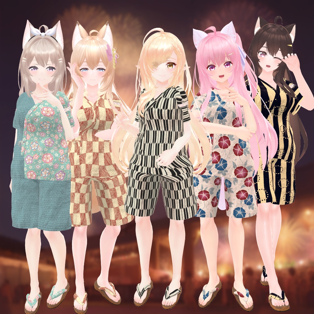 【130アバター対応】夏涼衣 -なつすずろい-