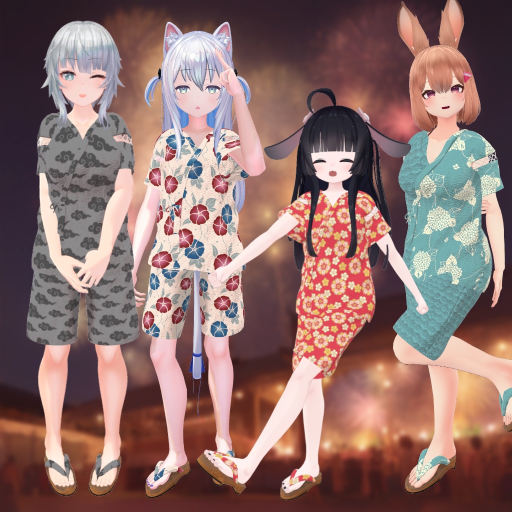 【130アバター対応】夏涼衣 -なつすずろい-