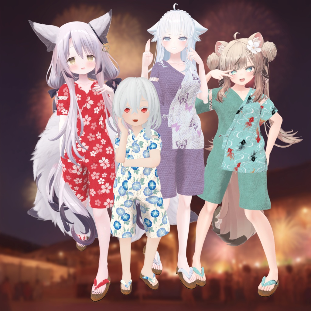 【130アバター対応】夏涼衣 -なつすずろい-