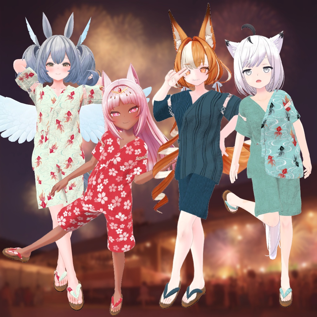 【130アバター対応】夏涼衣 -なつすずろい-