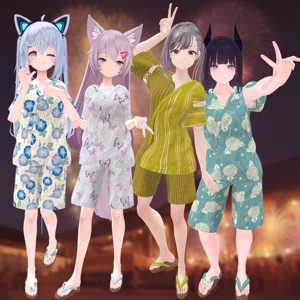 【130アバター対応】夏涼衣 -なつすずろい-