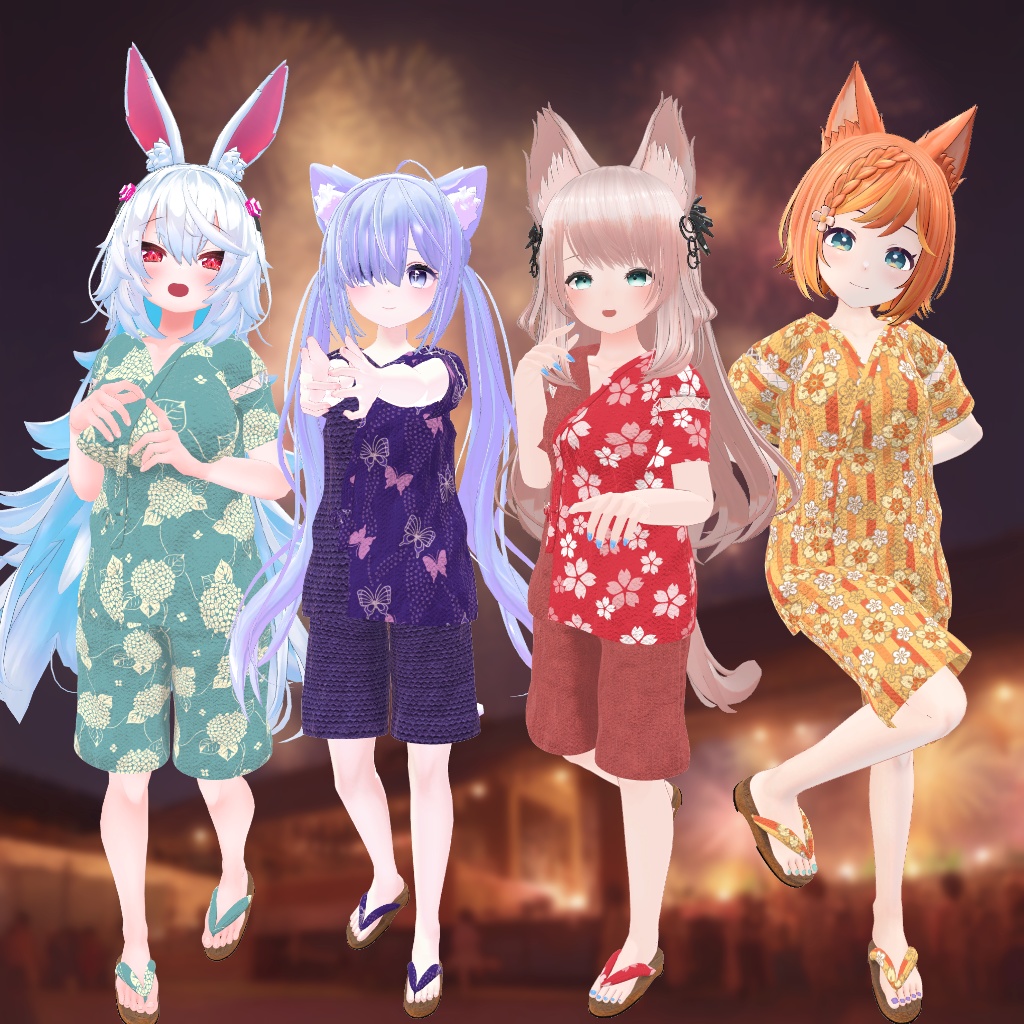 【130アバター対応】夏涼衣 -なつすずろい-