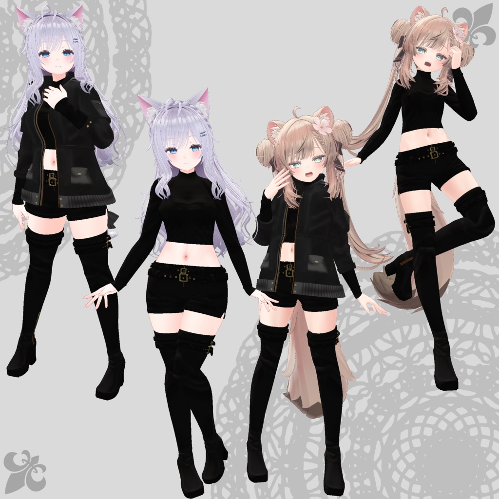 【マヌカ・望身対応衣装】Assassin Suit / Mountain Parka【PB対応済】