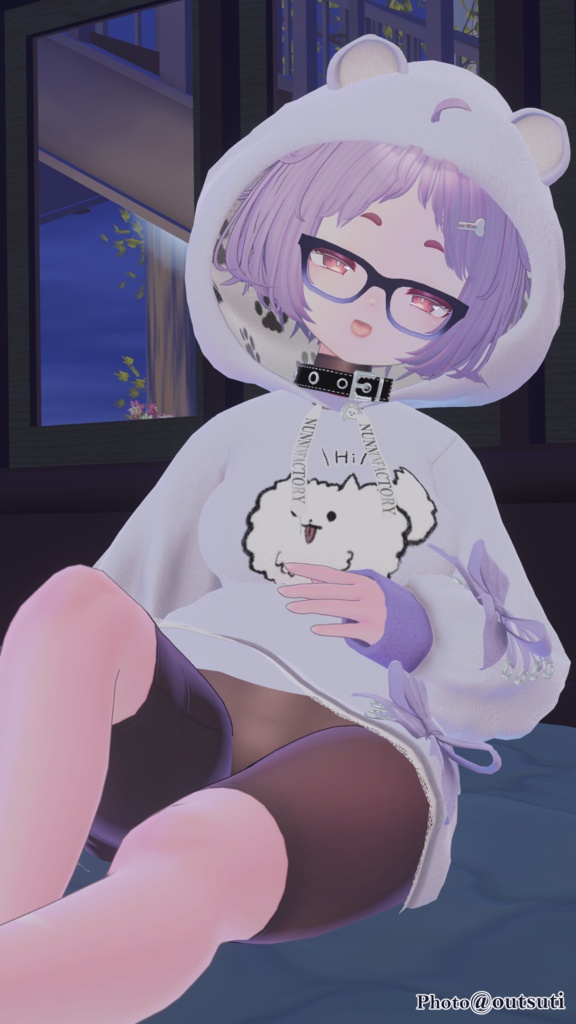 【67アバター対応】わんわんぱーかー