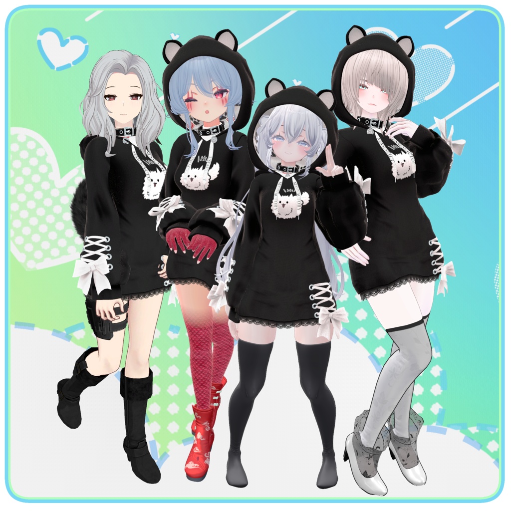 【67アバター対応】わんわんぱーかー