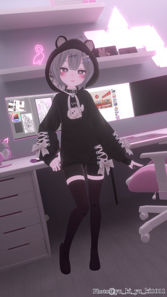 【67アバター対応】わんわんぱーかー