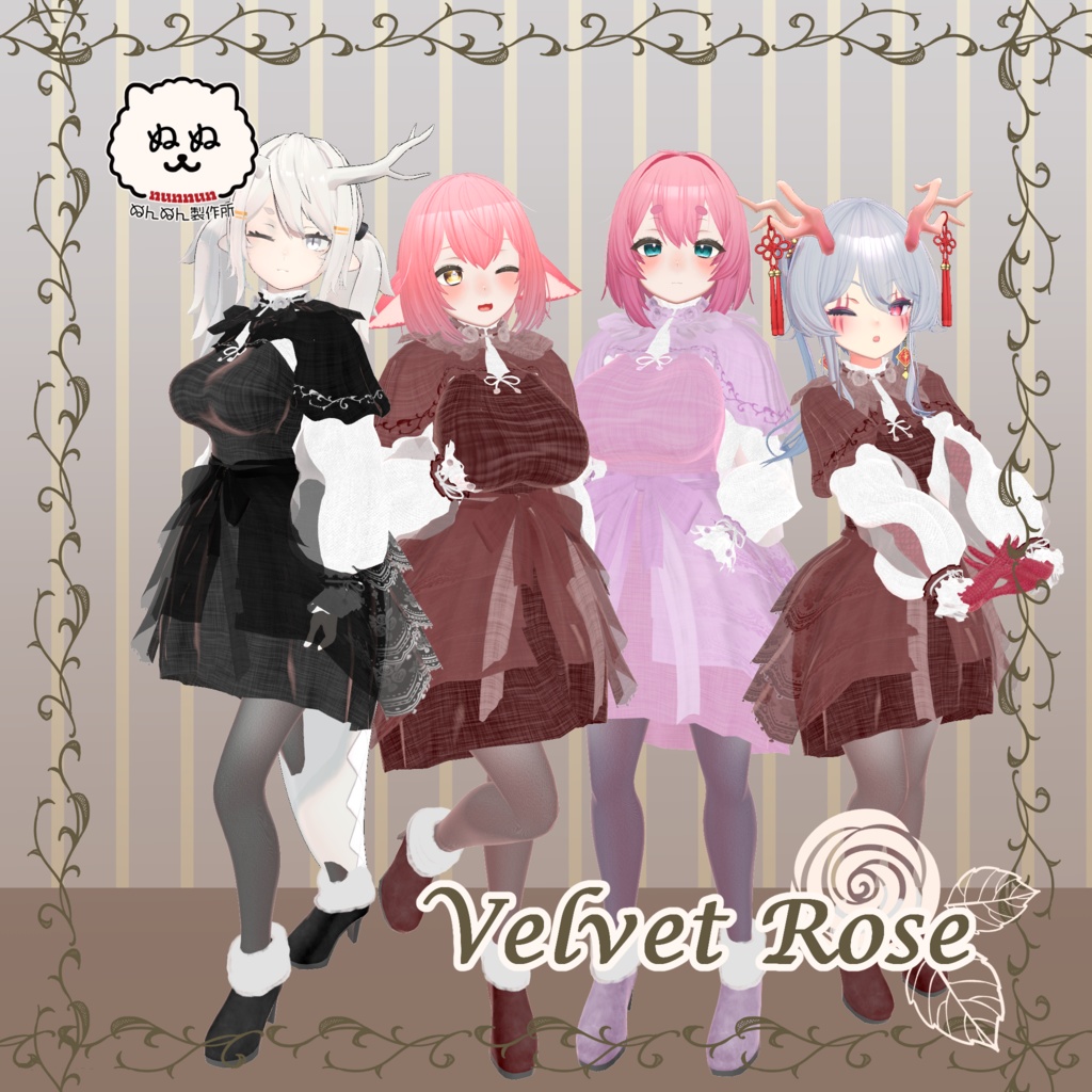 【88アバター対応】Velvet Rose