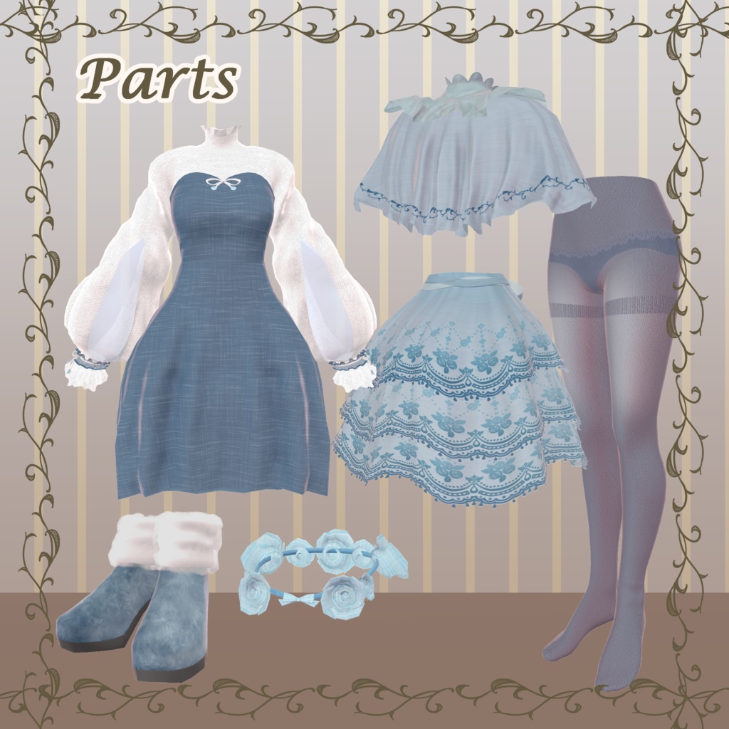 【88アバター対応】Velvet Rose