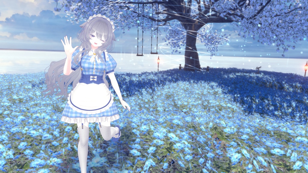 【74アバター対応】Pure Fleur Maid