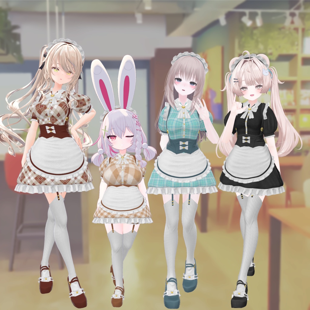 【74アバター対応】Pure Fleur Maid