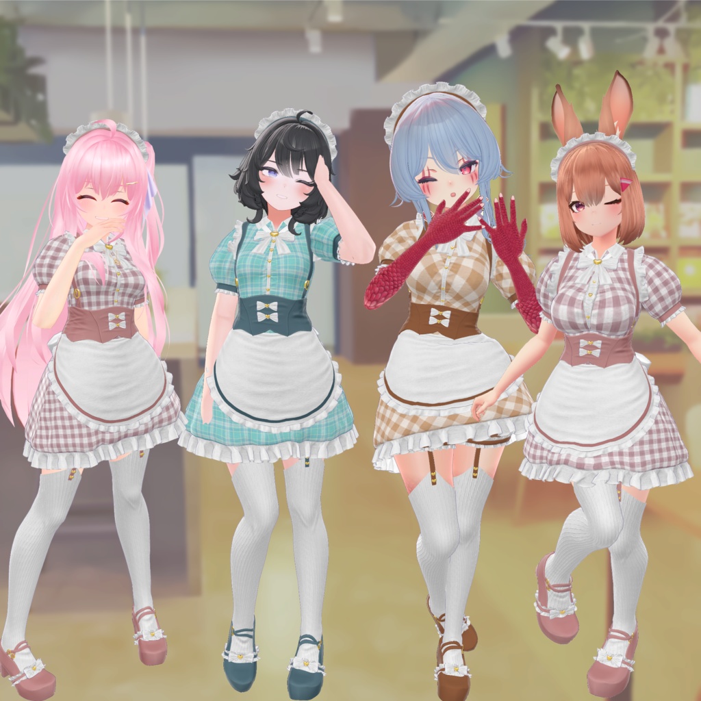 【74アバター対応】Pure Fleur Maid