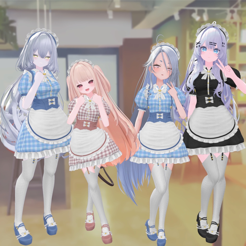 【74アバター対応】Pure Fleur Maid