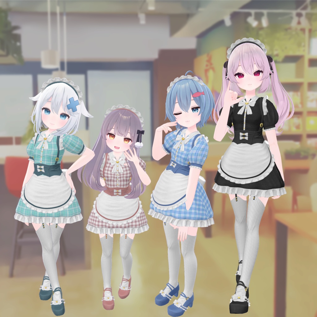 【74アバター対応】Pure Fleur Maid