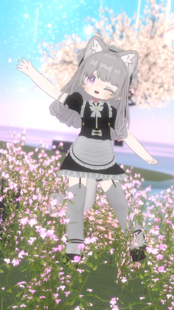 【74アバター対応】Pure Fleur Maid